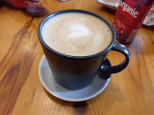 Oat Latte at Brown & Green - Mayow Park in South East London