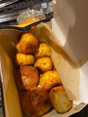 New Jalapeño doughballs with vegan sauce at Pizza Express in Rochester