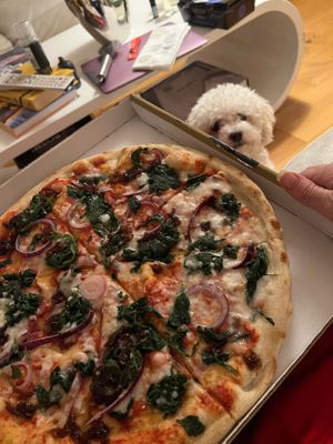 Vegan Padanna pizza  at Pizza Express in Rochester