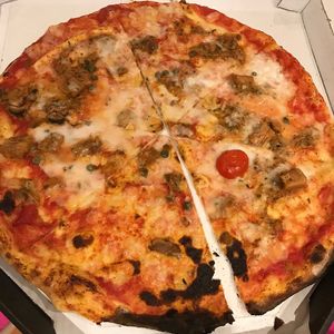 New jackfruit pizza is delicious  at Pizza Express in Rochester