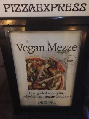 New vegan pizza! Pizza express  at Pizza Express in Rochester