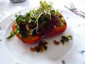 Gefüllte Paprika at Zum Strandläufer in Ahrenshoop