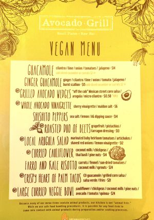   at Avocado Grill in West Palm Beach