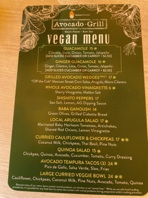   at Avocado Grill in West Palm Beach