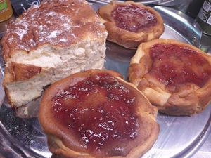 cheese cake gluten free at Poc A Pots in Barcelona