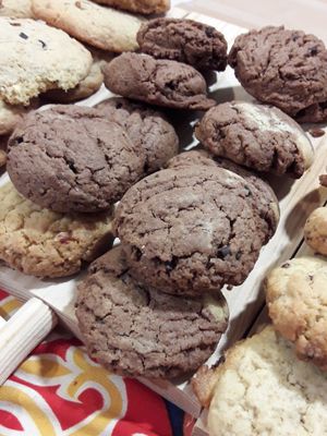 Cookies all chocolate at Poc A Pots in Barcelona