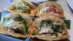 vegan tacos at Tocaya Modern Mexican in Santa Monica