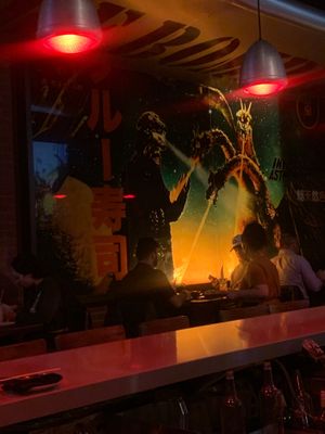 Love the decor here!  at Blue Sushi Sake Grill in Naperville