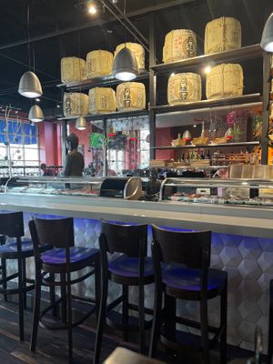 bar area at Blue Sushi Sake Grill in Naperville