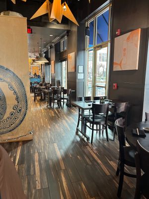 dining area at Blue Sushi Sake Grill in Naperville