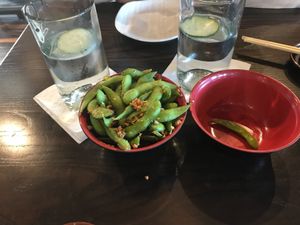 Spicy edamame  at Blue Sushi Sake Grill in Naperville