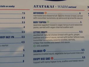 Menu 5 at Blue Sushi Sake Grill in Naperville