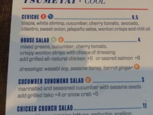 Menu 7 at Blue Sushi Sake Grill in Naperville