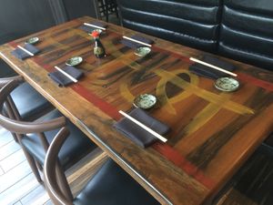 Table inside at Blue Sushi Sake Grill in Naperville