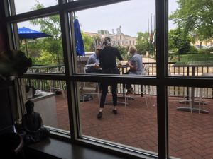 Outside seating  at Blue Sushi Sake Grill in Naperville