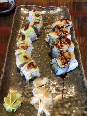 Prince and Eden Maki Rolls at Blue Sushi Sake Grill in Naperville
