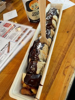   at The Happy Pig Pancake Shop in Amsterdam