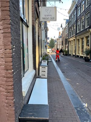  at The Happy Pig Pancake Shop in Amsterdam