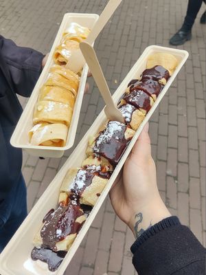  at The Happy Pig Pancake Shop in Amsterdam