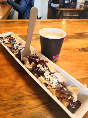  at The Happy Pig Pancake Shop in Amsterdam