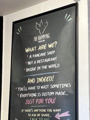   at The Happy Pig Pancake Shop in Amsterdam