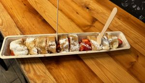   at The Happy Pig Pancake Shop in Amsterdam