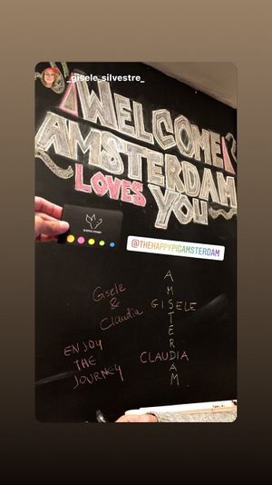  at The Happy Pig Pancake Shop in Amsterdam