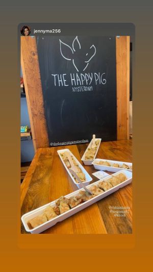  at The Happy Pig Pancake Shop in Amsterdam