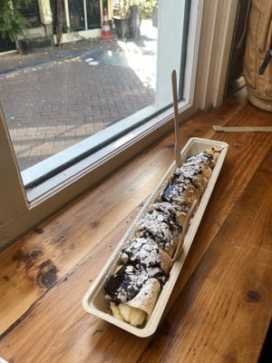 Everybody’s sweetheart pancake   at The Happy Pig Pancake Shop in Amsterdam