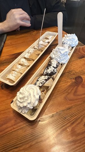   at The Happy Pig Pancake Shop in Amsterdam