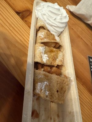   at The Happy Pig Pancake Shop in Amsterdam