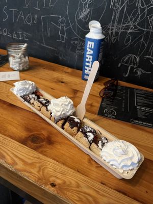   at The Happy Pig Pancake Shop in Amsterdam