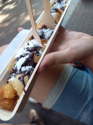  at The Happy Pig Pancake Shop in Amsterdam