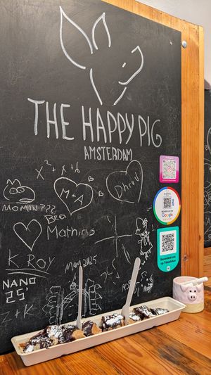 Vegan & Gluten-Free Dutch Pancakes at The Happy Pig Pancake Shop in Amsterdam