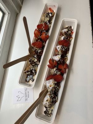 Everybody’s sweetheart  at The Happy Pig Pancake Shop in Amsterdam