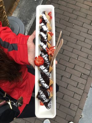 10/10 at The Happy Pig Pancake Shop in Amsterdam