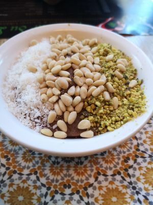 Wonderful dessert, Meghli at Au Coeur du Liban in Metz