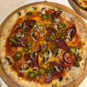 Vegan Pizza at Vegan Port Pizza & Restaurant in Gdansk