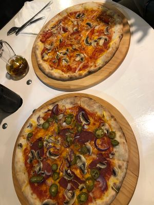 number 6 & 7 at Vegan Port Pizza & Restaurant in Gdansk
