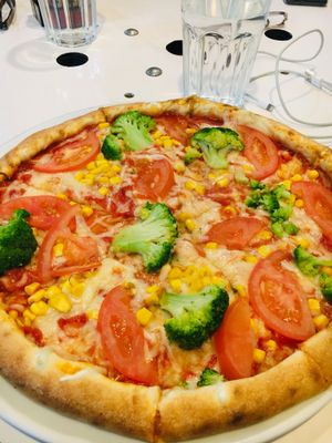 pizza number 5 at Vegan Port Pizza & Restaurant in Gdansk