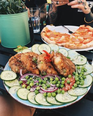 Delicious 💛 at Vegan Port Pizza & Restaurant in Gdansk