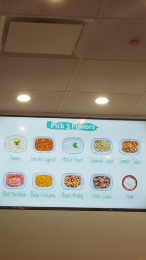 menu (part 1) at Semsom Eatery in New York City