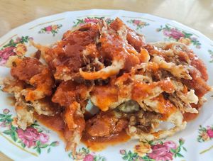 Vietnam mushroom, tangy, recommend at CGS Vegetarian Cafe in Miri