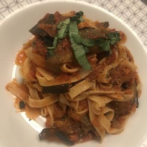 Vegan Fettuccine Con Melanzane 
 at ASK Italian in Swindon