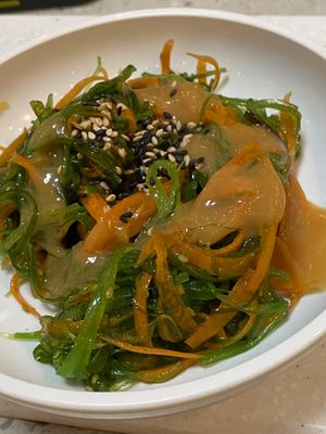 See weed salad  at YO! Sushi in Dartford