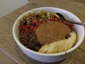 Acai bowl at JuiceBrothers - Haarlemmerplein in Amsterdam