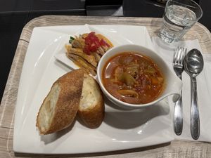 Soup set at Vegetarian Beast in Tokyo