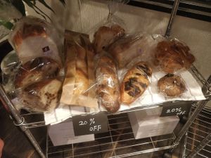 Discount shelf! at Vegetarian Beast in Tokyo