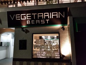 Vegetarian Beast at night. at Vegetarian Beast in Tokyo