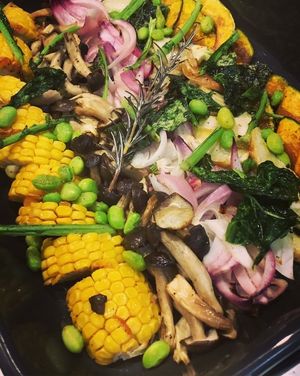 roasted veggy at Vegetarian Beast in Tokyo